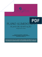 Primeiro Plano Alimentar - Plano de Adaptação PDF