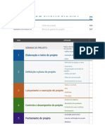 Modelo de Cronograma de Projeto