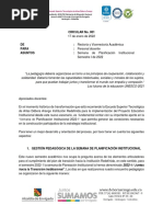 Circular Semana de Planificación 2022-1