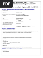 Hanna Instruments S.R.L.: Safety Data Sheet According To Regulation (EC) No. 1907/2006