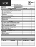 Formato Inspección de Cocinas