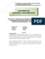 Informe de Topografia