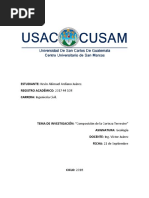 Composición de La Corteza Terrestre