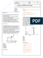Lista 6 - Lançamento Vertical, Horizontal e Oblíquo - M - Gabarito