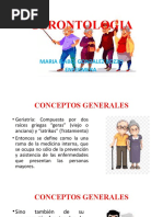 Clase 1 Gerontologia Conceptos Generales