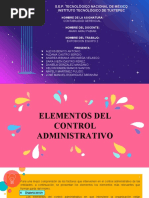 Contabilidad Gerencial Unidad 3 Elementos Del Control