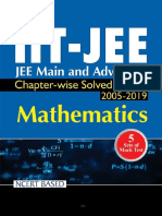 JEE MAIN and ADVANCED Chapterwise PYQ Mathematics Prabhat Publication