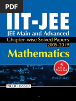 JEE MAIN and ADVANCED Chapterwise PYQ Mathematics Prabhat Publication