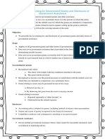 PAS 20 - Accounting For Government Grants and Disclosure of Government Assistance