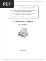 OEL Maintenance Manual: ML280 Elite