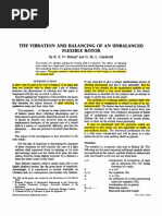 (1959) - The Vibration and Balancing of An Unbalanced Flexible Rotor - Bishop & Gladwell