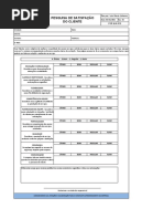 Pesquisa de Satisfação Do Cliente