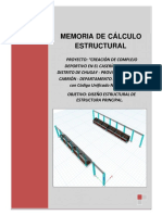 Memoria de Calculo de Estructuras