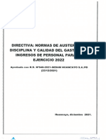 Da-048 Austeridad 2022 RD 048-2021-Epsshsa-Pd