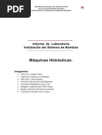 Informe de Laboratorio Instalacion de Sistema de Bombeo