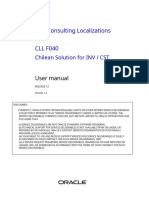 LAD Consulting Localizations CLL F040: Chilean Solution For INV / CST