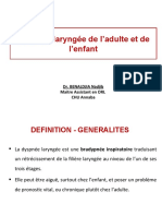 01 - Dyspnée Laryngée de L'adulte Et de L'enfant DR Benaldjia