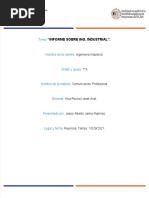 ACT 3 INFORME Sobre Ing Industrial