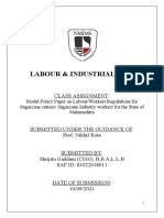 Labour & Industrial Law: Class Assignment