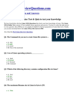 Linux MCQ Questions and Answers: Take Linux MCQ Online Test & Quiz To Test Your Knowledge