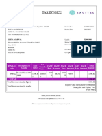 Tax Invoice: Excitel Broadband Pvt. LTD