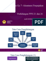 Pertemuan Ke 7 - Akuntansi Perpajakan - Penghitungan PPH 21 Dan 26