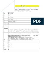 Online Test Question Along With Explaination