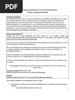 ET501 Written Assignment Briefing 2021