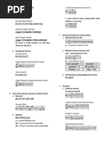 Engineering Economics Formulas