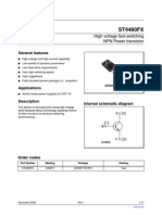 ST4460FX: High Voltage Fast-Switching NPN Power Transistor