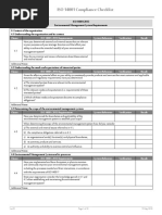 ISO 14001 Checklist