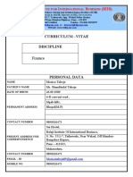 B I I B (BIIB) : Curriculum - Vitae Discipline