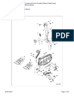 Engine Speed Control (W - Foot Throttle) (Plastic Pedal Assy) - (S - N AHGL14024 & Above) - S630