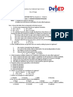 EVALUATION TEST For Quarter 2 - Week 3:: Module 3: Understandingtyphoon