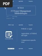 It Project Management Methodologies: Applicability Comparison Pmbok Vs Agile