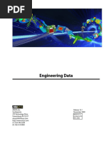 Ansys WorkBench Engineering Data