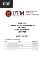 AC Power Short Report 115