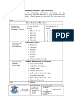 Data Gathering Tools and Self Assessment Checklist