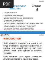 KE47503 High Voltage Chapter 4 - Breakdown in Solid Dielectric