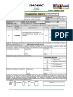 Submittal Transmittal Sheet #: Project Name DB52-TH16-PQN-001 00 Submittal Title: Prequalification For ANTI TERMITE