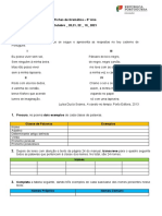 Moodle - Ficha de Gramática I - 5º Ano - Outubro - 2021 - 2022