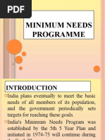 14.minimum Needs Programme