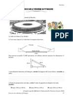 Exercices Pythagore Troisieme