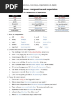 COMPARATIVE AND SUPERLATIVE (1) Dev