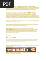 Solución Pantalla Negra en Televisores SAMSUNG.