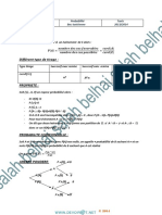 Cours - Math Rappel Du Cour (Probabilité) - Bac Toutes Sections (2013-2014) MR Belhadj Salah