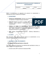 PMT-006 Asignacion de Técnicos A Avisos y Ordenes en SAP