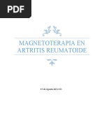 Magnetoterapia en Artritis Reumatoide