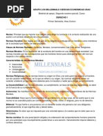 Derecho 1, Segundo Parcial Millennials