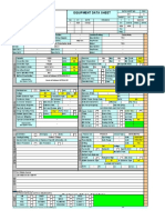 Tanque: Equipment Data Sheet